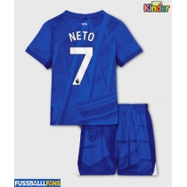 Chelsea Pedro Neto #7 Heimtrikotsatz Kinder 2025-26 Kurzarm (+ Kurze Hosen)